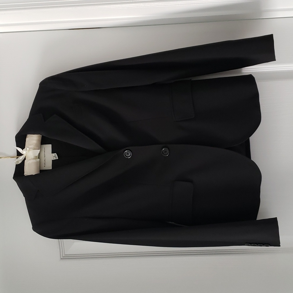 Banana Republic black blazer jacket size 2